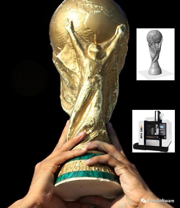 Edgecam采用5軸加工大力神杯(圖1) Edgecam采用5軸加工大力神杯(圖1)